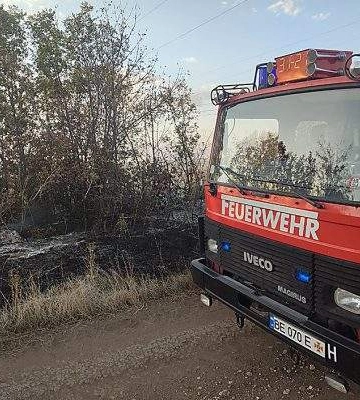 Під час руху спалахнув вантажний автомобіль