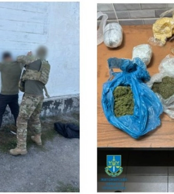 На Житомирщині викрито групу осіб на чолі з так званим «смотрящим», які налагодили наркотрафік до виправної колонії