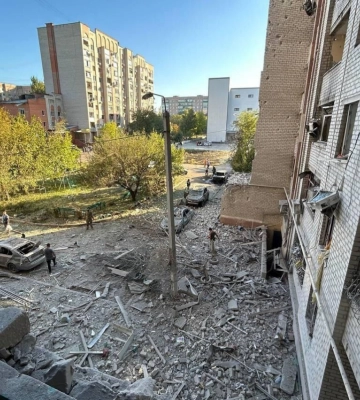 Обстрел центра Краматорска: известно об одном погибшем и 15 раненых