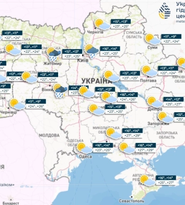 В Україні прогнозують дощі та +29°: якою буде погода у Дніпрі 26 вересня