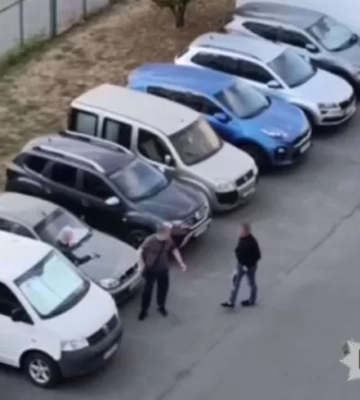 На Київщині конфлікт сусідів переріс у стрілянину (відео)