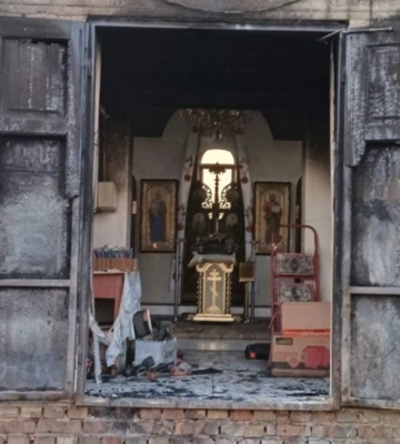 На Ковельщині горів недобудований храм УПЦ МП