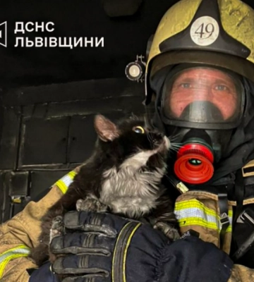 У Кам&#039;янка-Бузькій пожежники врятували з вогню сімох людей та кота