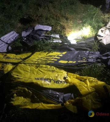 Прикордонники затримали чотирьох ухилянтів, які на байдарках перепливали Дунай. ФОТО