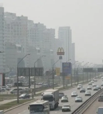 У Києві погіршилась якість повітря через пожежі в області