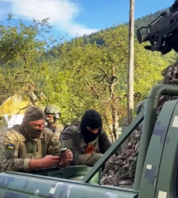 На Закарпатті стався конфлікт між місцевими жителями та мобільною групою ПВО (відео)