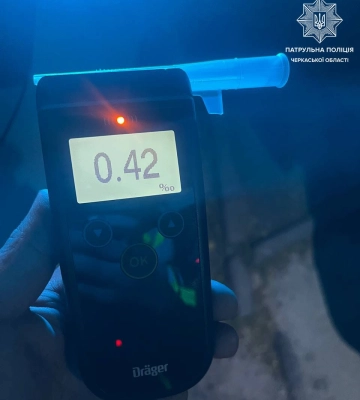 Черкасами їздив нетверезий водій з підробленими документами
