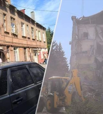 Пострадало здание полиции, образовательное учреждение и более 80 авто: все об ударе по Кривому Рогу