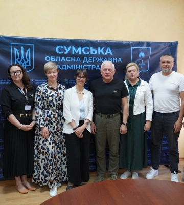 Сумська ОВА та ПРООН спільно реалізують проєкти з розвитку ветеранської політики в області