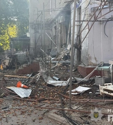 Обнародовано видео из эпицентра взрывов в Сумах