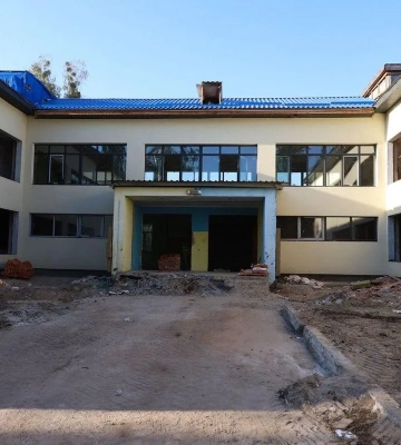 Підрядники мають завершити відновлення зруйнованого дитсадка в Гостомелі до кінця року