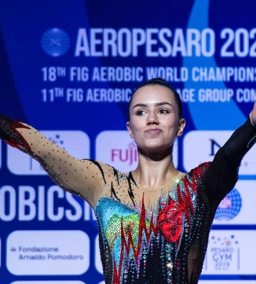 Сумчанка взяла “срібло” на чемпіонаті світу зі спортивної аеробіки