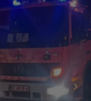 Пожежа у дев’ятиповерховому житловому будинку у Львові