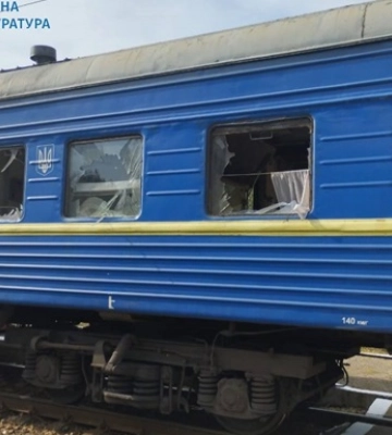 Російський дрон атакував залізничну станцію на Сумщині