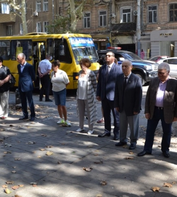 В Одесі відкрили меморіальну дошку на честь відомого вченого