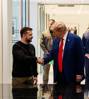 &quot;Він мені подобається&quot;. Трамп заявив про хороші стосунки із Зеленським