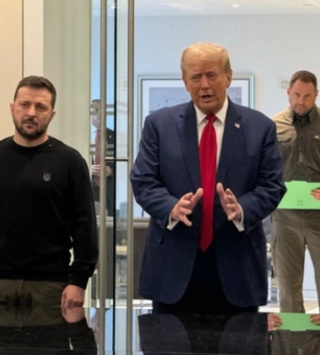 &quot;Він мені подобається&quot;. Трамп заявив про хороші стосунки із Зеленським