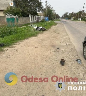 На Одещині через ДТП травмувався літній мотоцикліст