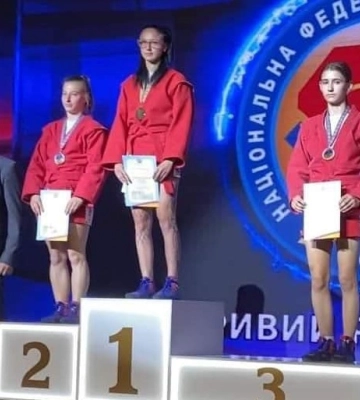Самбістки з Сумщини відзначилися на чемпіонаті України
