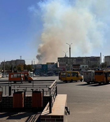 В окупованому Луганську — велика пожежа