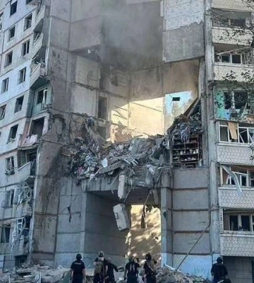 В Харькове частично снесут дом, в который попал вражеский КАБ