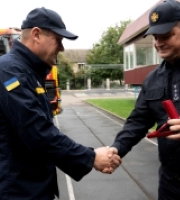 У Луцьку нагородили найкращих працівників пожежно-рятувальної служби