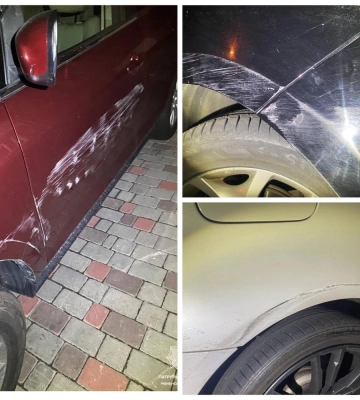 П`яна водійка у Рівному протаранила дві автівки і втекла