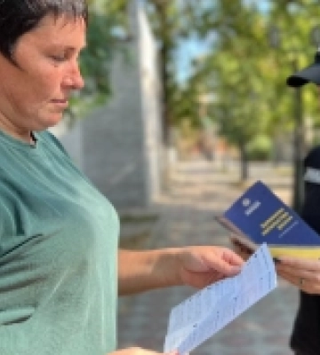 У Баштанці поліцейські продовжують розповідати про протидію домашньому насильству