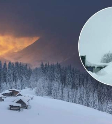 У Карпатах уже випало 13 сантиметрів снігу
