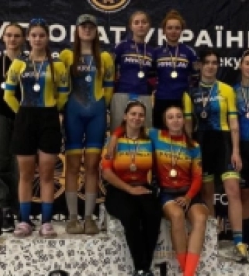 Спортсменки-волинянки завоювали чотири медалі на двох на чемпіонаті України з велоспорту