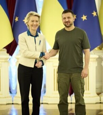 Зеленський зустрівся з фон дер Ляєн: Подякував за надання енергетичної підтримки ЄС для України