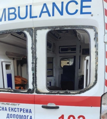 Внаслідок удару по Куп’янську горіло приміщення швидкої: двоє постраждалих