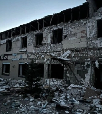 Российские войска ударили по отелю в Славянске