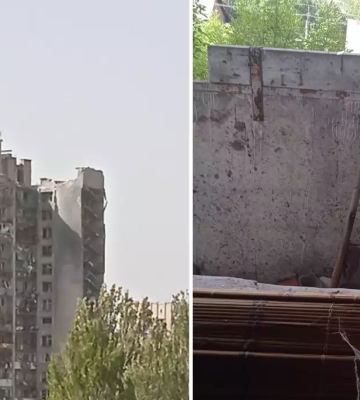 У Запоріжжі внаслідок російської атаки пошкоджено квартиру журналіста 5 каналу