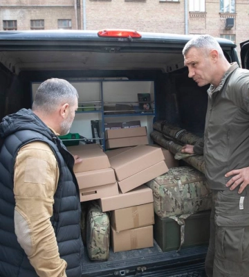 Віталій Кличко повідомив про відправлення бійцям чергової партії допомоги