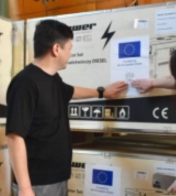 Миколаївщина отримала 43 потужні генератори від європейських партнерів