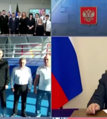 Как главный предатель Мелитополя Балицкий вместе с новым директором ДЮСШ № 1 соревновались в комплиментах Путину 