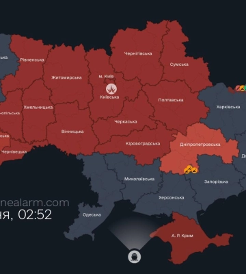 ПВО обнаружила и поразила в воздушном пространстве вокруг и над Киевом примерно полтора десятка &quot;шахедов&quot; - КГВА