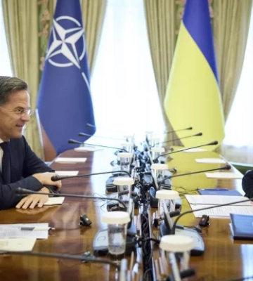 Новий генсек НАТО приїхав до Києва та зустрівся із Зеленським