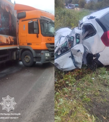 На трасі Київ-Чоп на Львівщині ускладнений рух через смертельну ДТП