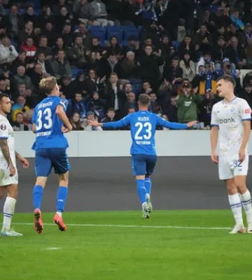 Гложек оформив дубль у ворота Динамо. Гоффенхайм - Динамо 2:0. ВІДЕО