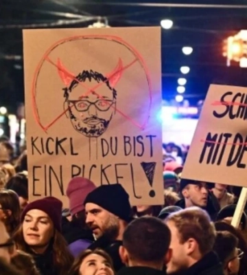 У Відні пройшли масові протести проти ультраправої партії свободи 