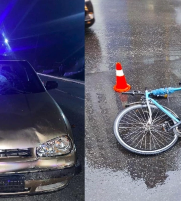 В Івано-Франківську велосипедист потрапив під колеса автомобіля 