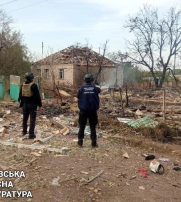 Росіяни обстріляли населені пункти Харківщини, є загиблі та поранений