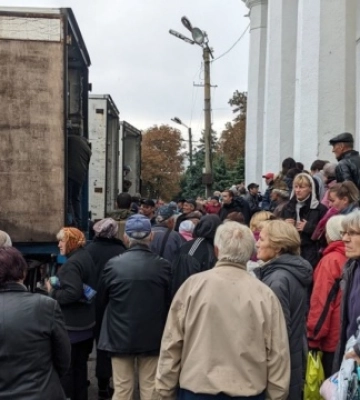 У Балаклію доставили понад 100 тонн гуманітарних вантажів