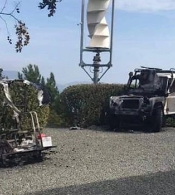 В Крыму подожгли авто российского пропагандиста Киселева