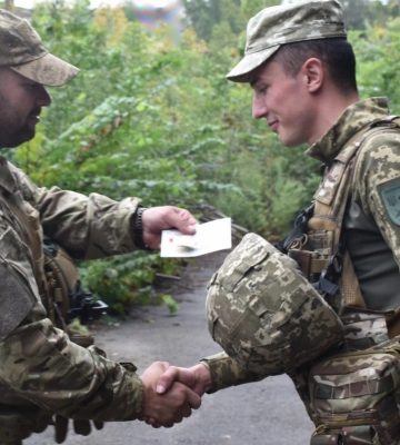 Воїнам волинської бригади на передовій вручили державні нагороди