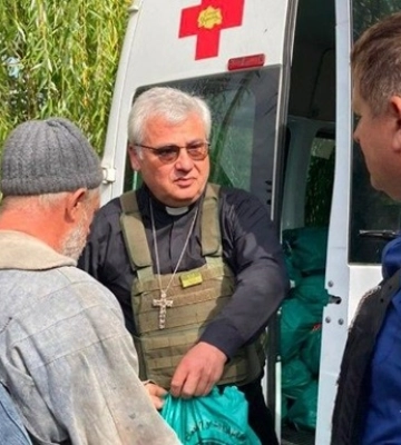 Посланник Папы Римского в Запорожье попал под обстрел