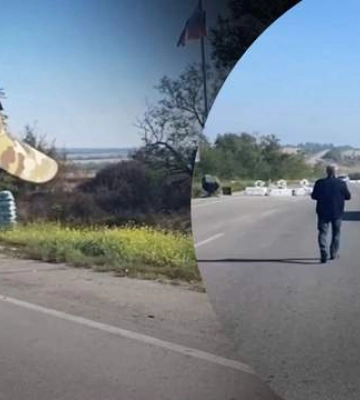 З пляшкою води й в капцях: окупанти видворили чоловіка із Запорізької області