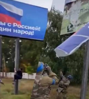 Стал человеком-пауком, чтобы содрать остатки &quot;русского мира&quot;: курьезное видео из Волчанска
